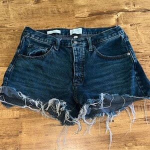 Universal Thread Dark Blue Denim Shorts